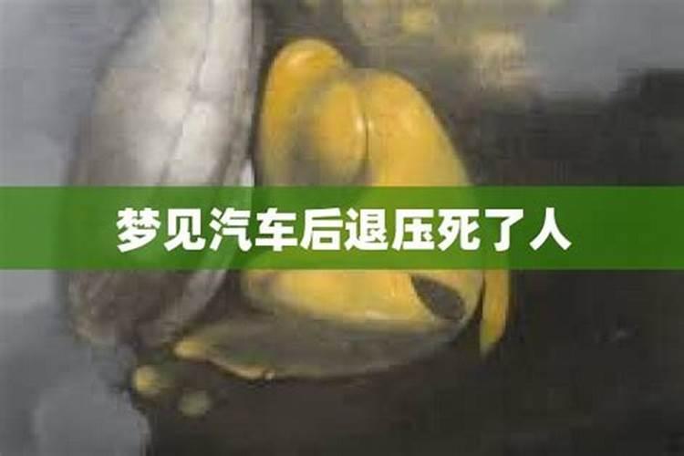 梦到车失控后退了