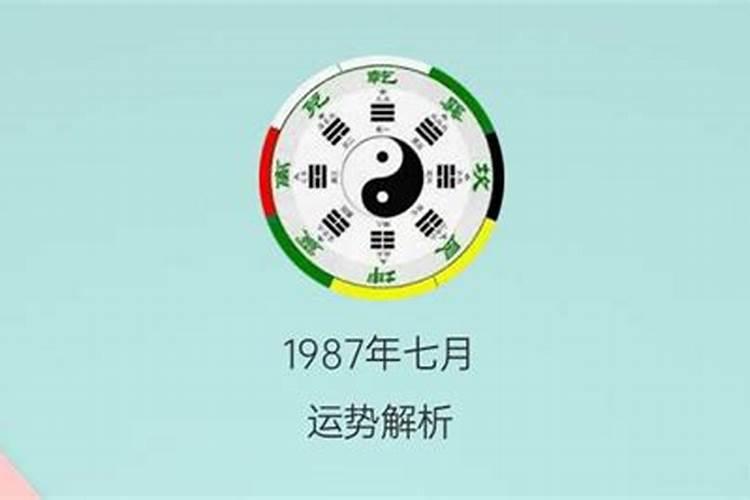 87年7月初8的运势如何