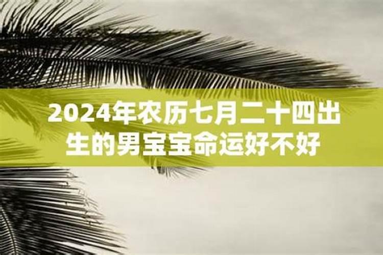 2021年农历七月十五出生男宝