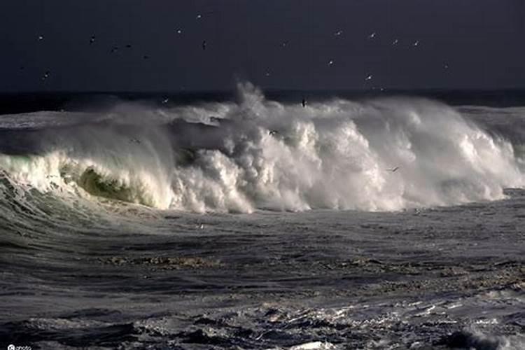 梦见大海波涛汹涌狂风巨浪求救了