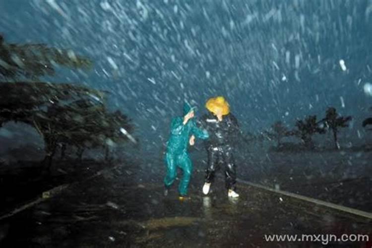 梦见狂风暴雨吹倒房屋是什么意思