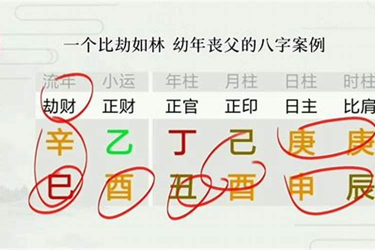 比劫如林的八字