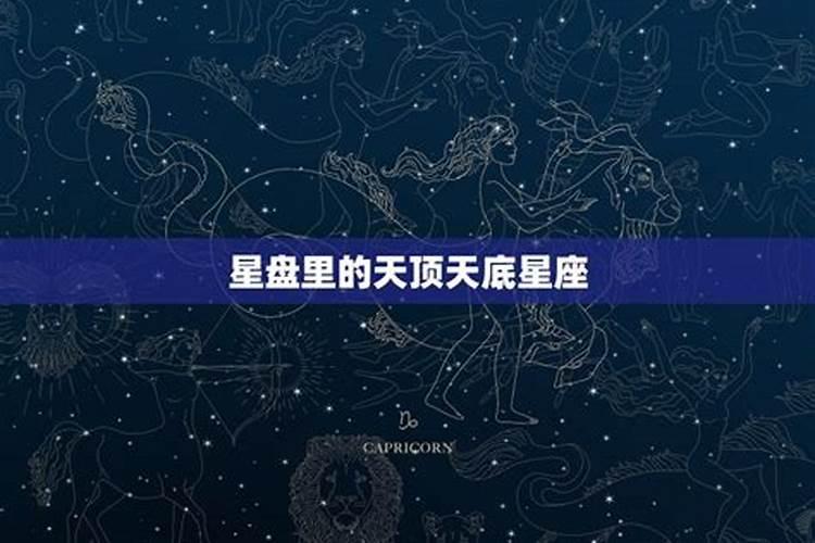 天顶星座和天底星座分别代表什么