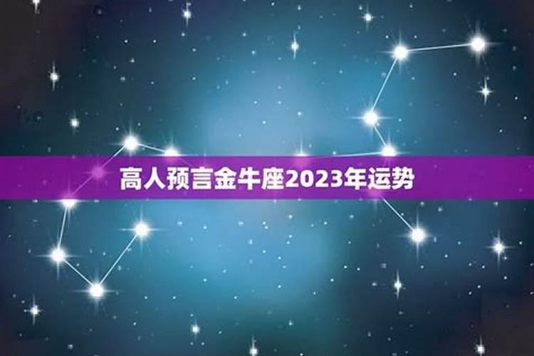 金牛男2023爱情