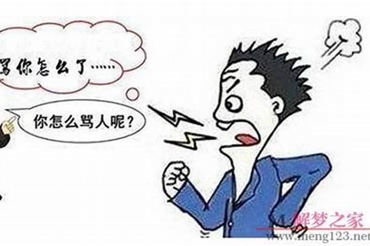 梦见我骂人家什么意思啊