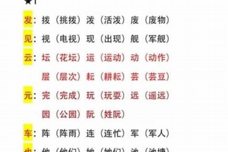 八字可以加什么偏旁组成新字