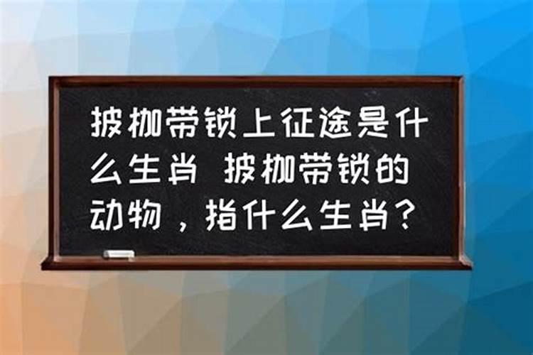 什么生肖披枷带锁