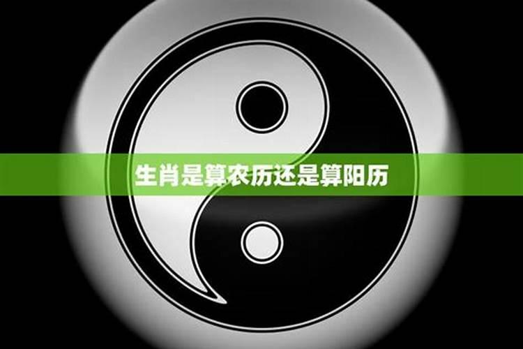 生肖是按农历算还是公历算的