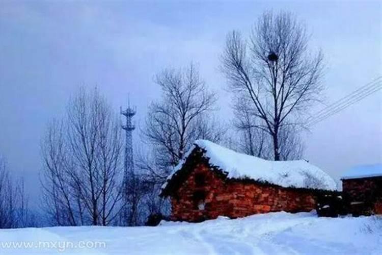 梦见下大雪,涨大水