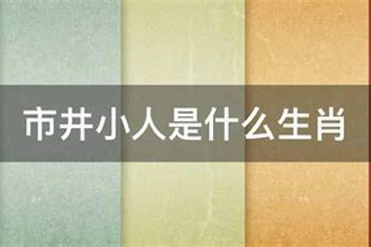 市井小人代表啥生肖