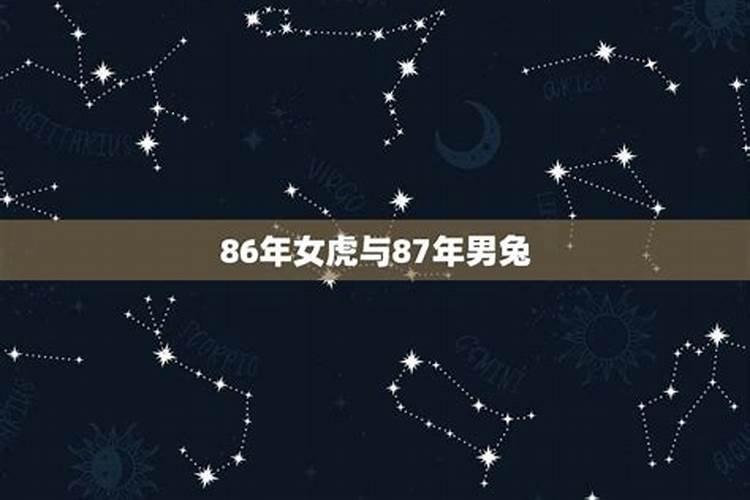 86年属虎和87年属兔合不合