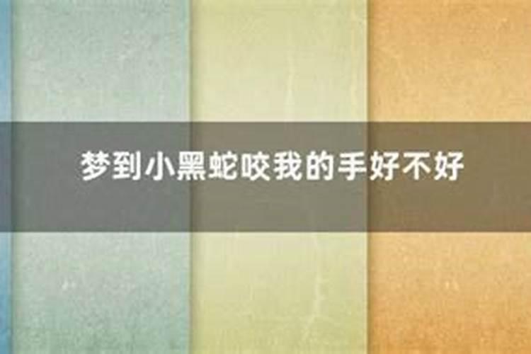 孕妇梦见蛇咬自己是什么意思周公解梦？