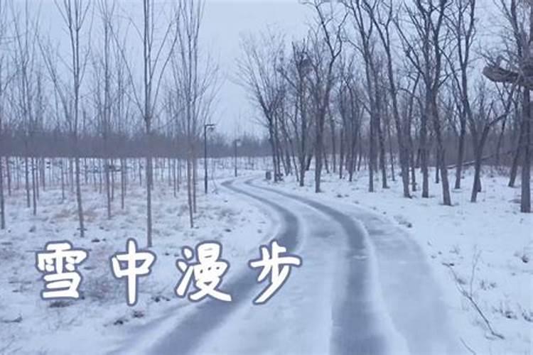 梦见踩在雪里面走路