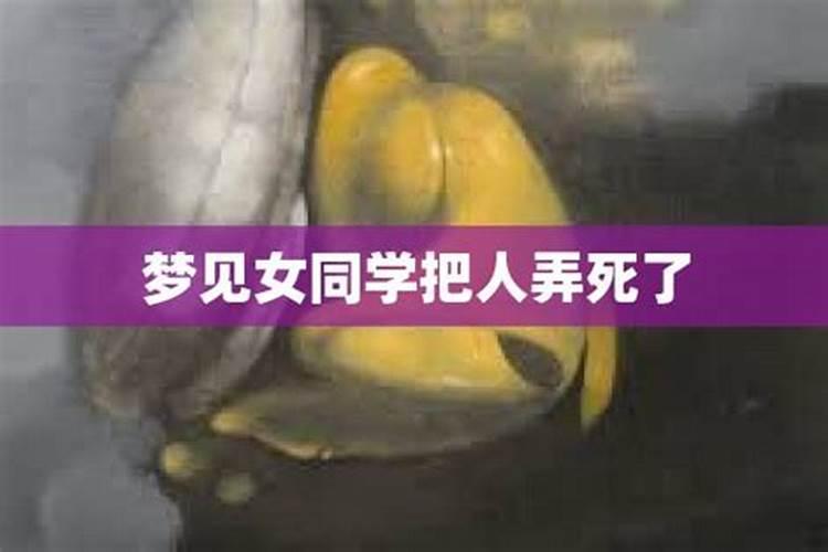 梦见女同学生我气