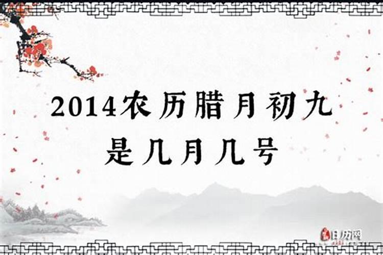 69年腊月初九是几月几号生日