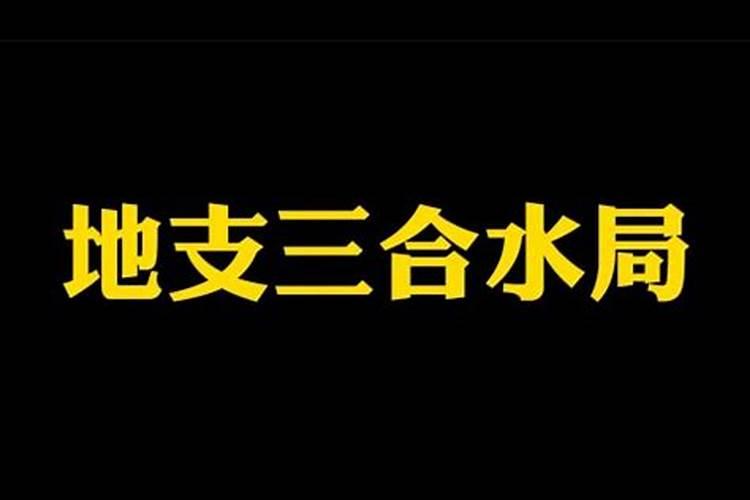 八字合水局是什么意思